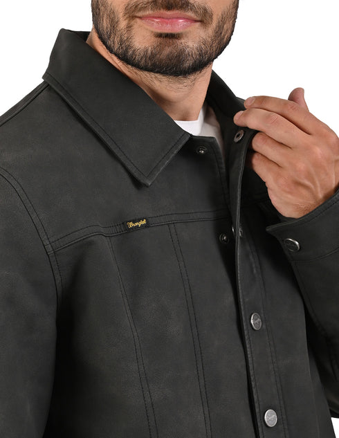 WRANGLER camisola para Caballero en Acabado Avejentado en piel sintetica.